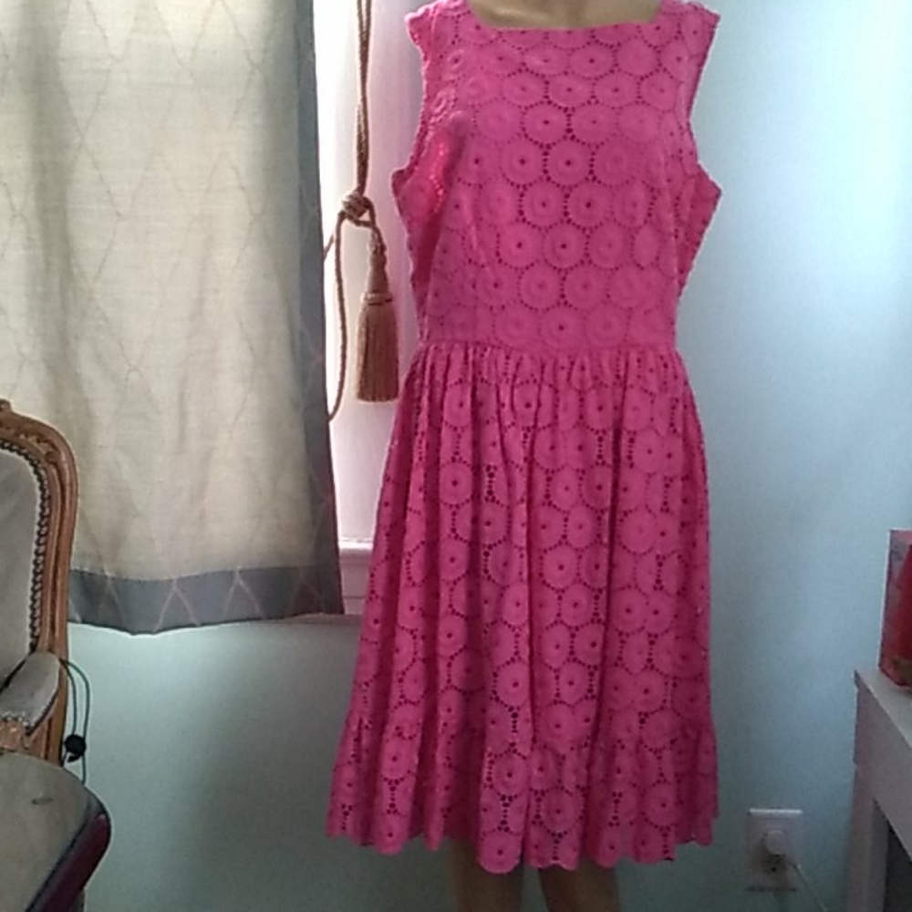 Liz Claiborne hot pink size 14 dress